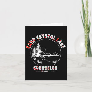 Crystal Lake Camp Counsellor Costume Halloween Hor Card