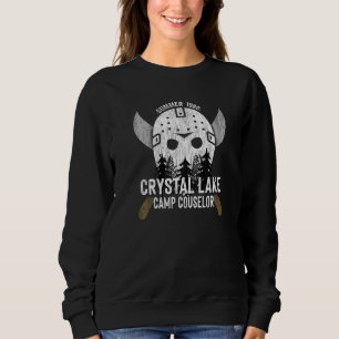 Crystal Lake Camp Counsellor Horror Fans Hockey Ma Sweatshirt