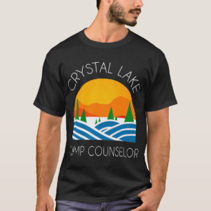 Crystal Lake Camping and Fun Camp Counselor Happy T-Shirt