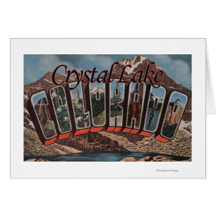 Crystal Lake, Colorado - Large Letter Scenes