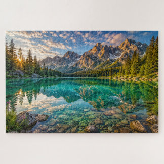 Crystal Lake Reflection Puzzle