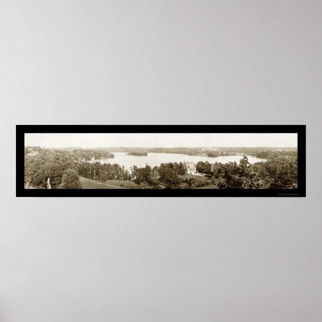 Crystal Lake Wisconsin Photo 1913 Poster (Front)