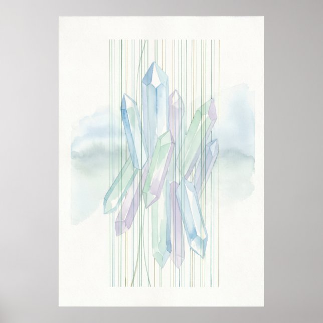 Crystal Light Codes Energy Healing Wall Art (Front)
