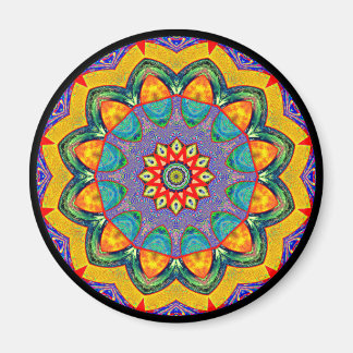 "Crystal Mandala Quilt" Magnet