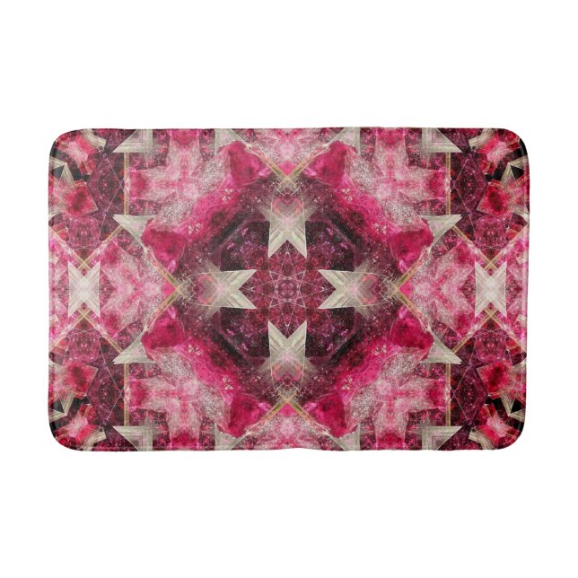 Crystal Matrix Mandala Bath Mat (Front)