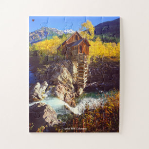 Crystal Mill Colorado. Jigsaw Puzzle