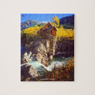 Crystal Mill Colorado. Jigsaw Puzzle