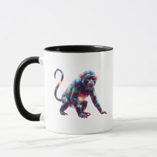 Crystal Monkey Art Mug