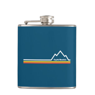 Crystal Mountain Hip Flask