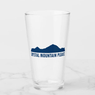 Crystal Mountain Please Glass