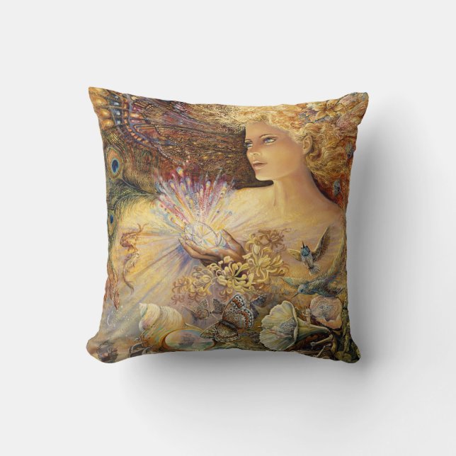 "Crystal of Enchantment" Throw Pillow (Front)