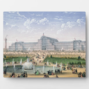 Crystal Palace, Sydenham, c.1862 (colour litho) Plaque
