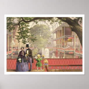 Crystal Palace, the Transept from the South Galler Poster