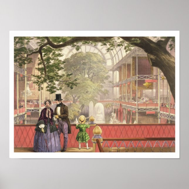 Crystal Palace, the Transept from the South Galler Poster (Front)