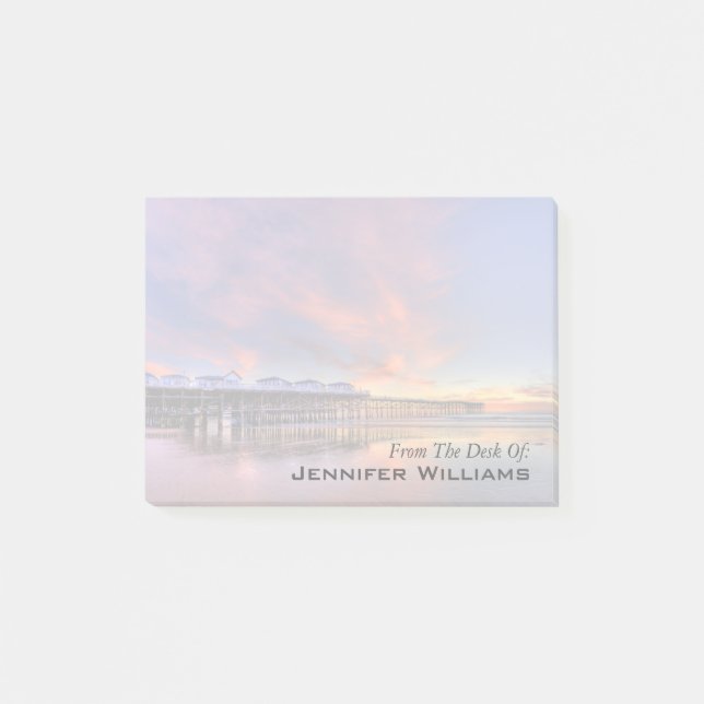 Crystal Pier Sunset Post-it Notes (Front)