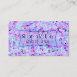 Crystal Pink Business Card