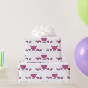 Crystal Punch Bowl Wrapping Paper