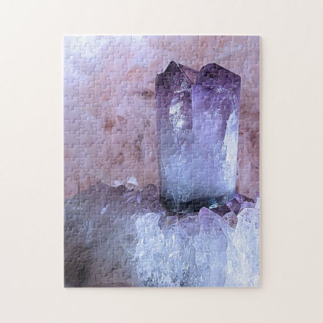 Crystal Purple Jigsaw Puzzle (Vertical)