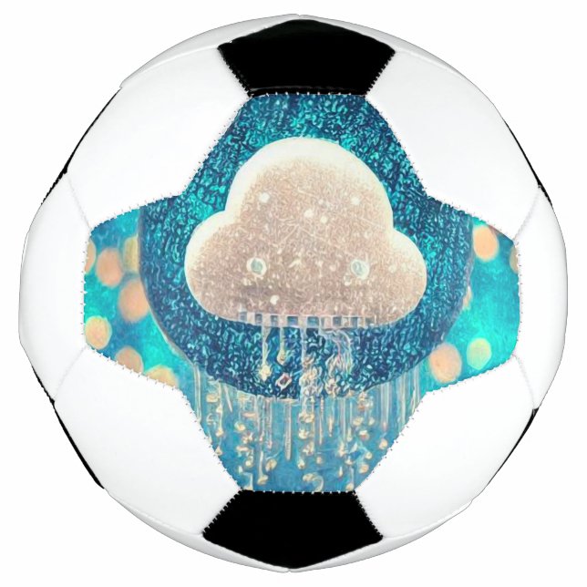 Crystal Rain Cloud Soccer Ball (Front)