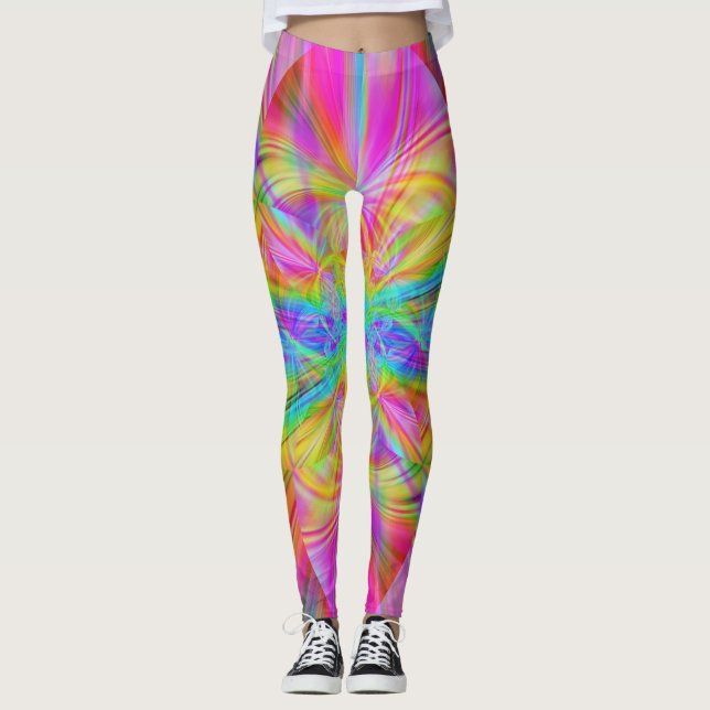 Crystal Rainbow Beams Leggings (Front)