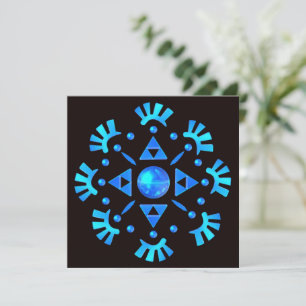 Crystal Snowflake Card