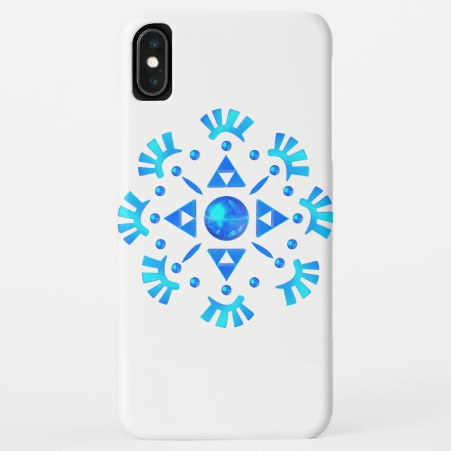 Crystal Snowflake Case-Mate iPhone Case (Back)