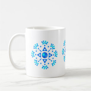 Crystal Snowflake Coffee Mug