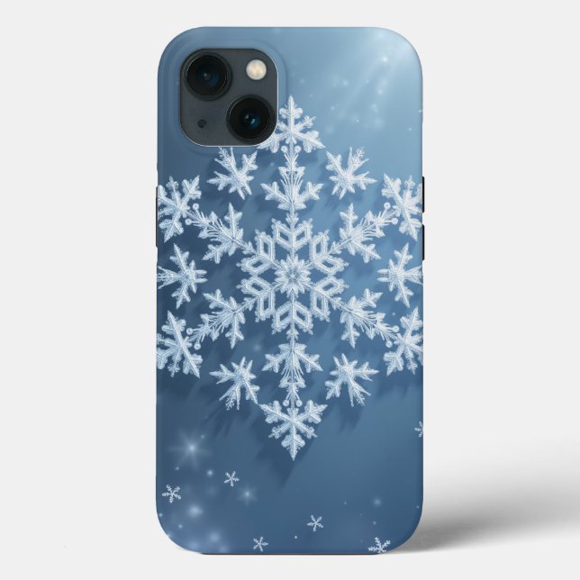 Crystal Snowflake iPhone Case (Back)