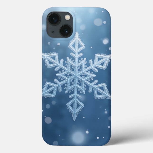 Crystal Snowflake iPhone Case (Back)