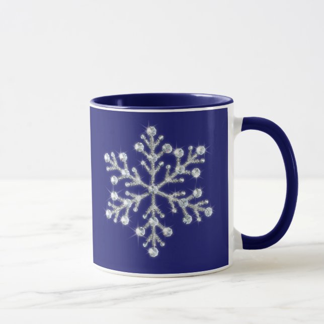 Crystal Snowflake Mug (Right)