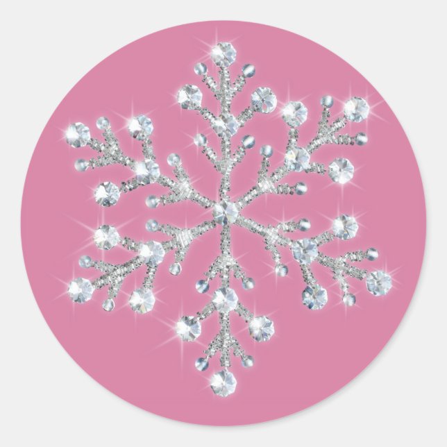 Crystal Snowflake Sticker (Front)