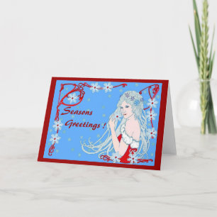 Crystal Snowflakes Holiday Card