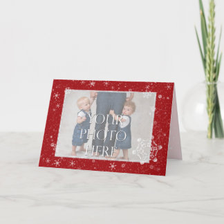 Crystal Snowflakes Holiday Card