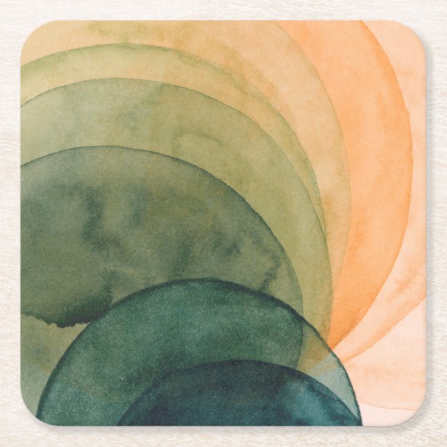 Crystal Spade Square Paper Coaster (Front)