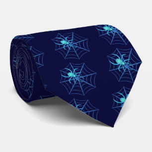 Crystal Spider Tie