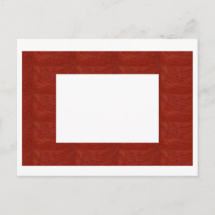 Crystal Stone Border: EDITABLE add text or image Postcard