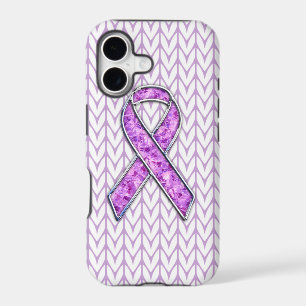 Crystal Style Pink Ribbon Awareness Knit