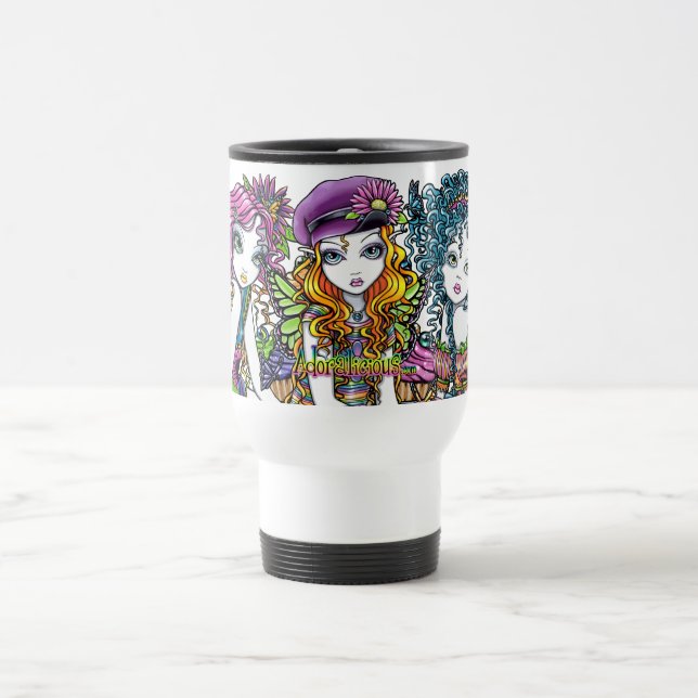 "Crystal, Sunny, Buttercup" Rainbow Fairy Mug (Center)