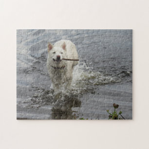 Crystal the Happy Husky Dog Jigsaw Puzzle