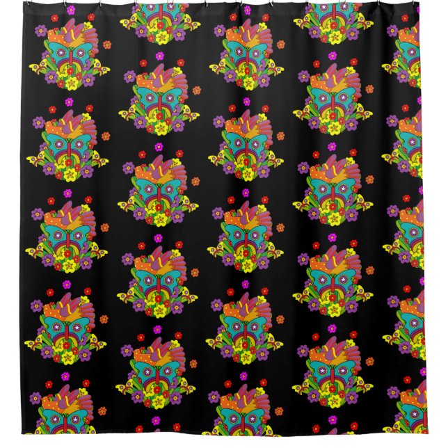 Crystal Tipps and Alistair Shower Curtain (Front)