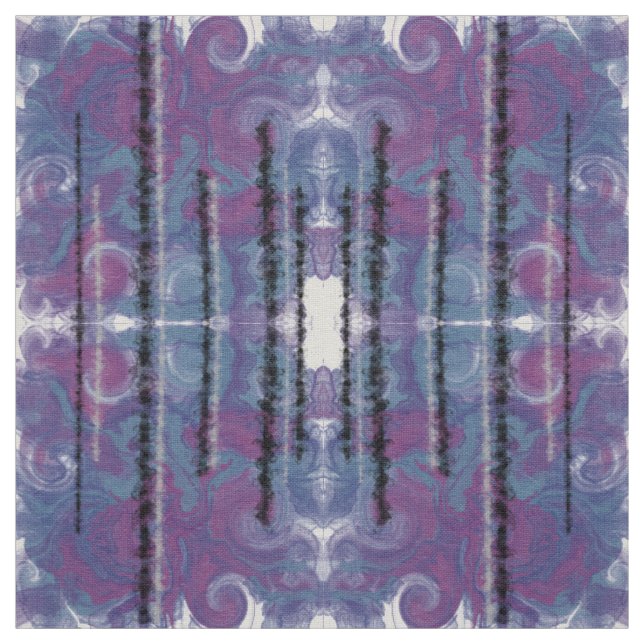 Crystal Towers over AJO Abstract  Fabric (Swatch)