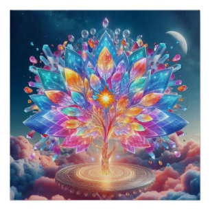 Crystal Tree Poster