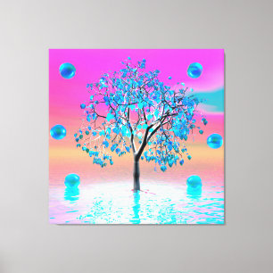 Crystal Tree Sunrise Canvas Print