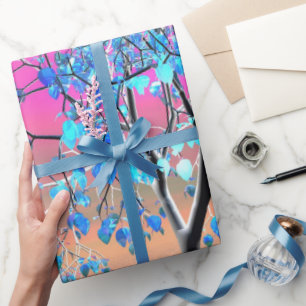 Crystal Tree Sunrise Wrapping Paper