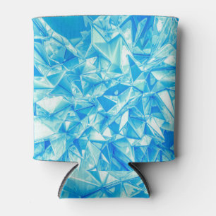 Crystal triangle, 3D rendered background. Can Cooler