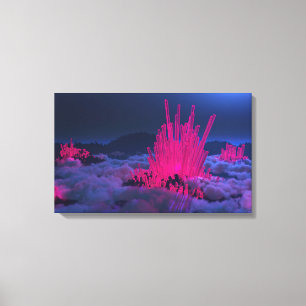 Crystal Vale (Glow) Canvas Print