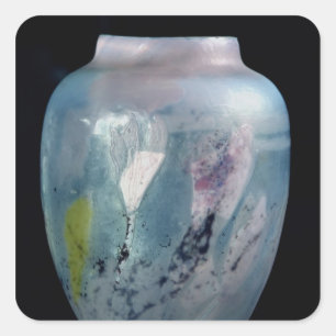 Crystal vase, 'Les Veilleuses d'Automne', 1891 Square Sticker