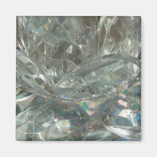 Crystal Water Lily Magnet