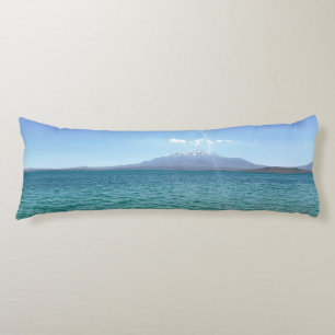Crystal Water View Blue Sky Beach Vibe Peaceful Body Cushion