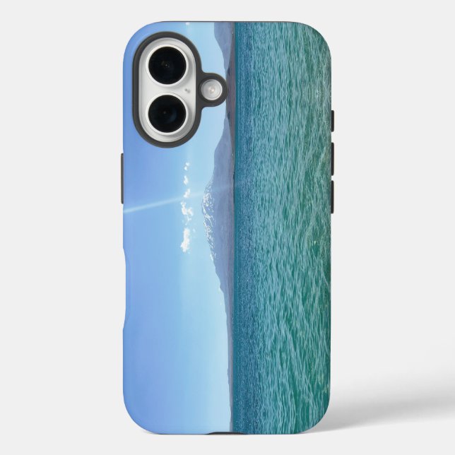 Crystal Water View Blue Sky Beach Vibe Peaceful Case-Mate iPhone Case (Back)